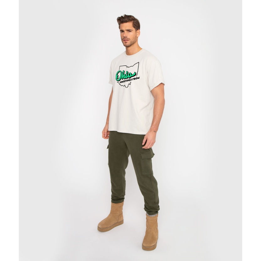 White French Disorder washed Ohio t-shirts for men - Image 3