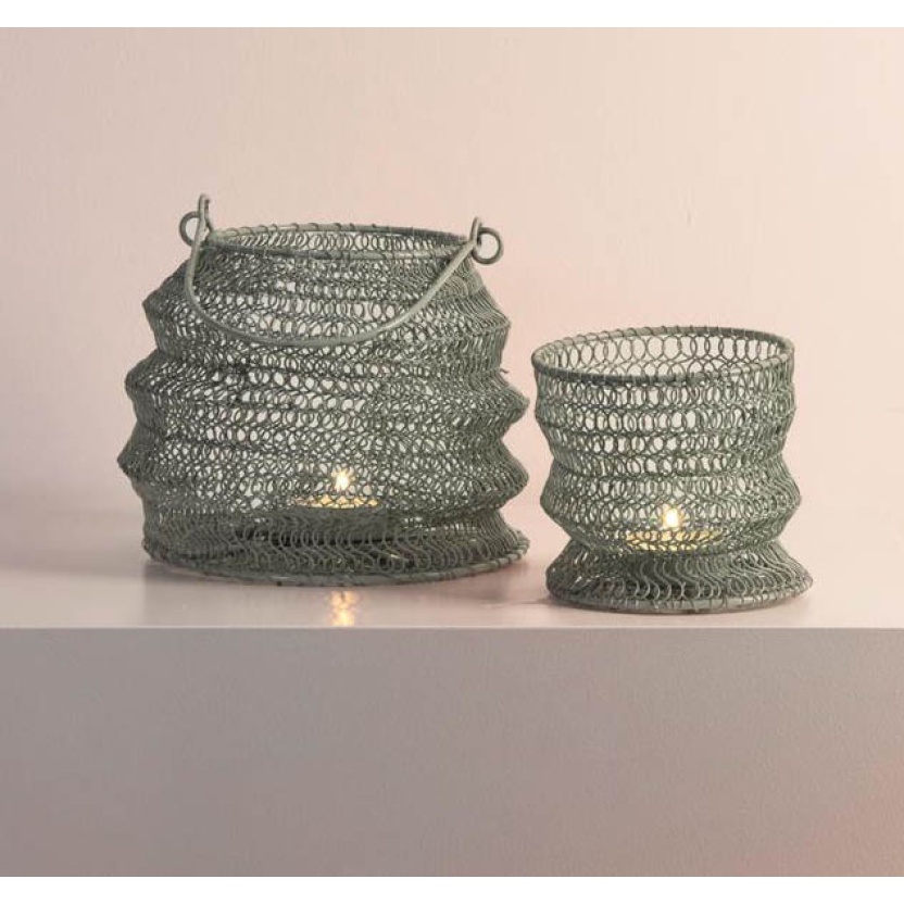 Green foldable Gusta lanterns 10cm