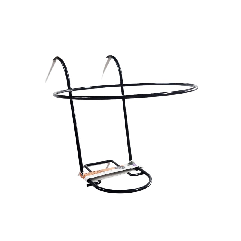 Zwart metalen Artstone Amy balkonhangers voor plantenpotten - Afbeelding 3