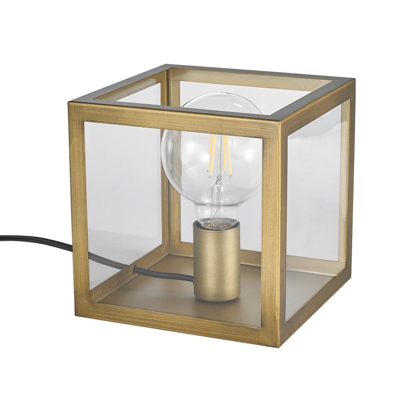 Messing metal industrial table lamps Flemming