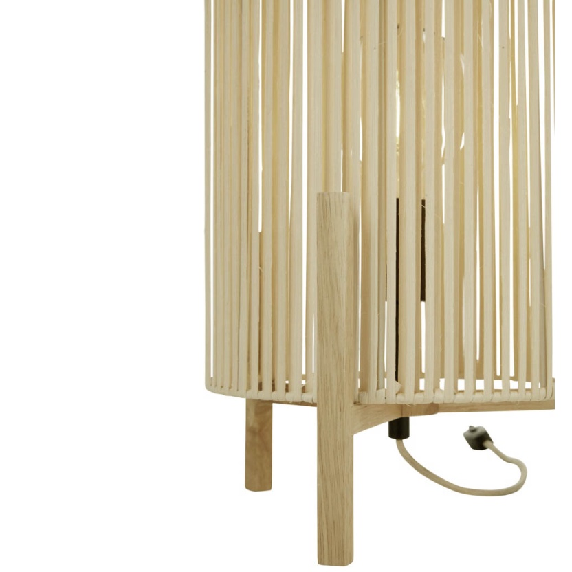 Rattan 'Nine' table lamps and/or floor lamps - Image 4