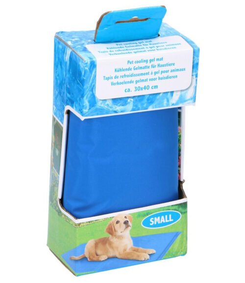 Dierenproducten - Maxxpro kleine blauwe verkoelende gelmatten voor huisdieren 30x40cm - Afbeelding 3