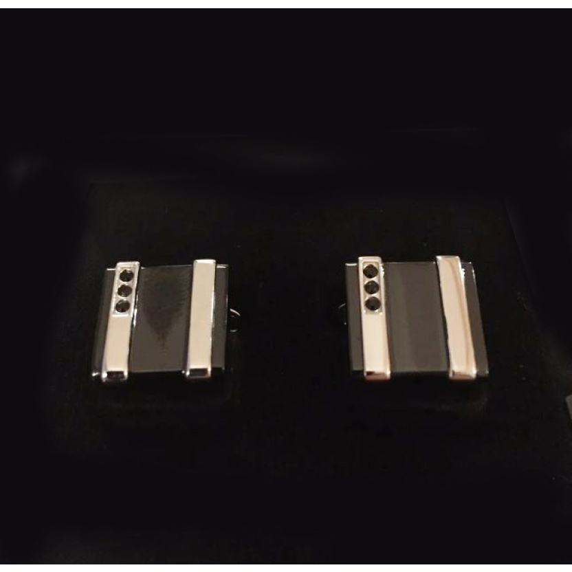 Liora cufflinks made with Swarovski elements - set of 2 pieces