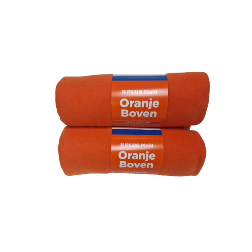Orange Dutch flag fleece plaids 150*120CM - Image 3