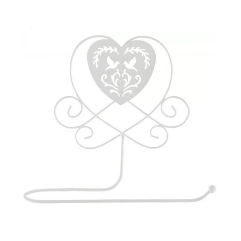 Home accessories - White metal Home Pierrot Design hangers