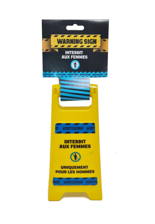 Yellow funny warning signs in French - Image 3