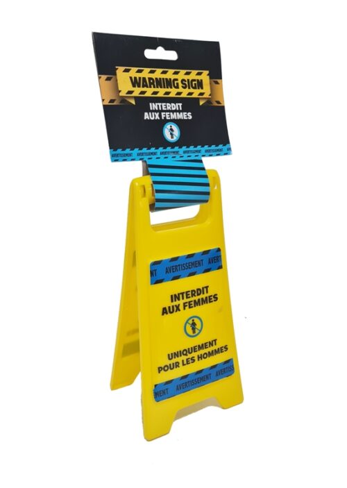 Yellow funny warning signs in French - Image 2