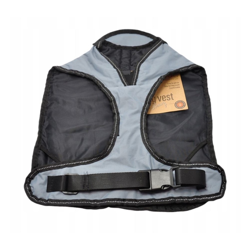 Pet products - Grey luxury dog vests X-small - Image 2