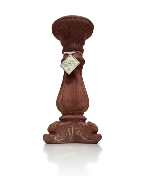 Brown cement Campo Verde Lavanda candlesticks