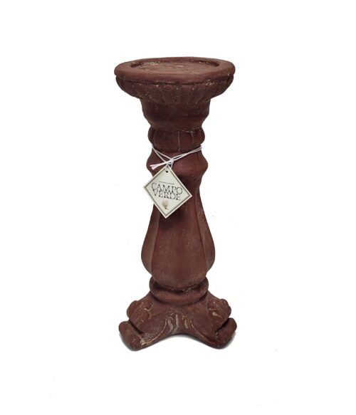 Brown cement Campo Verde Lavanda candlesticks - Image 2