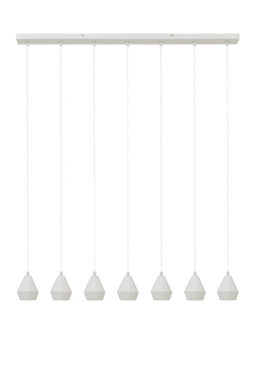 Light & Living witte Kalissa 7L LED hanglampen