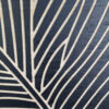 Black PTMD Neron wood carved leaves wall triptych 145cm - Image 4