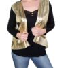 Brown and black Cherry Koko vests with gold PU parts - Image 2