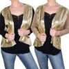 Brown and black Cherry Koko vests with gold PU parts
