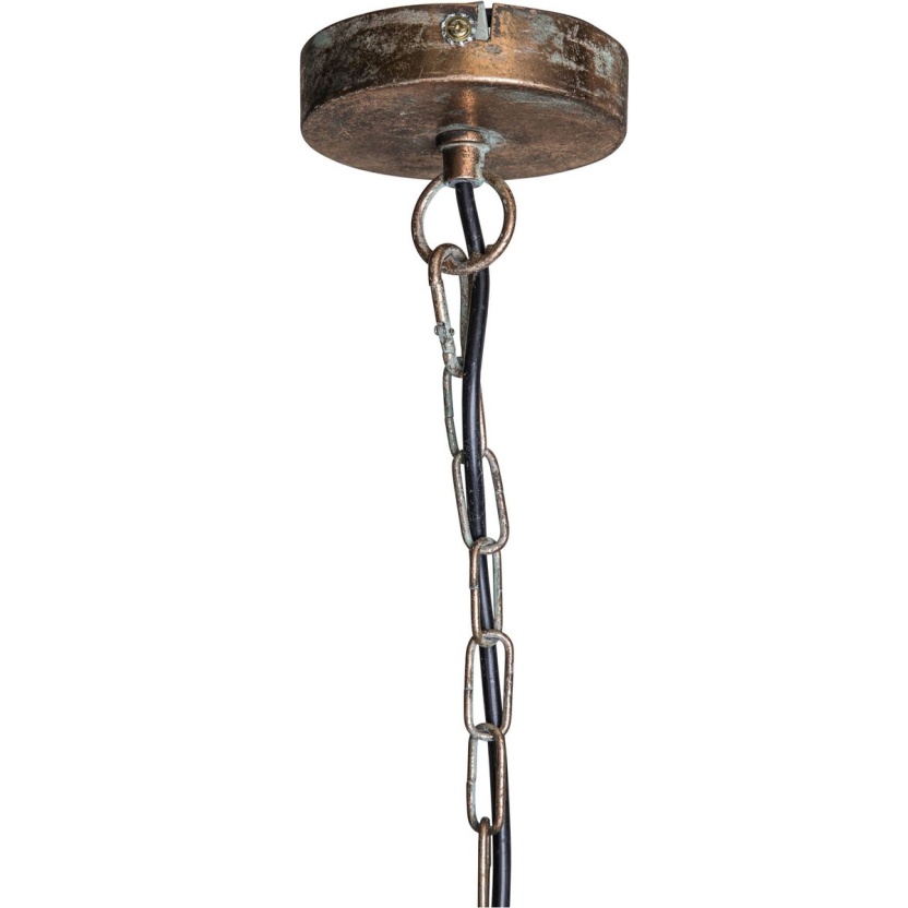 Gold metal PTMD Fallon round design pendant lamps - Image 5