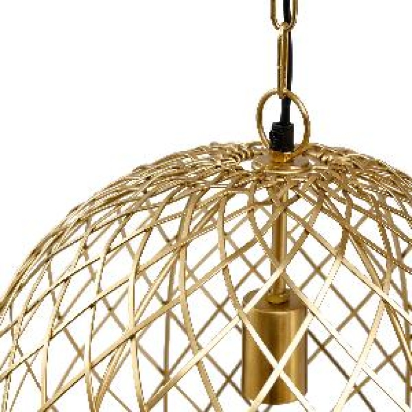 Gold metal PTMD Viva round open design pendant lamps - Image 3