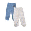 2-pack Code babybroekjes met voetjes - Afbeelding 4