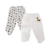 2-pack Code babybroekjes met voetjes - Afbeelding 2