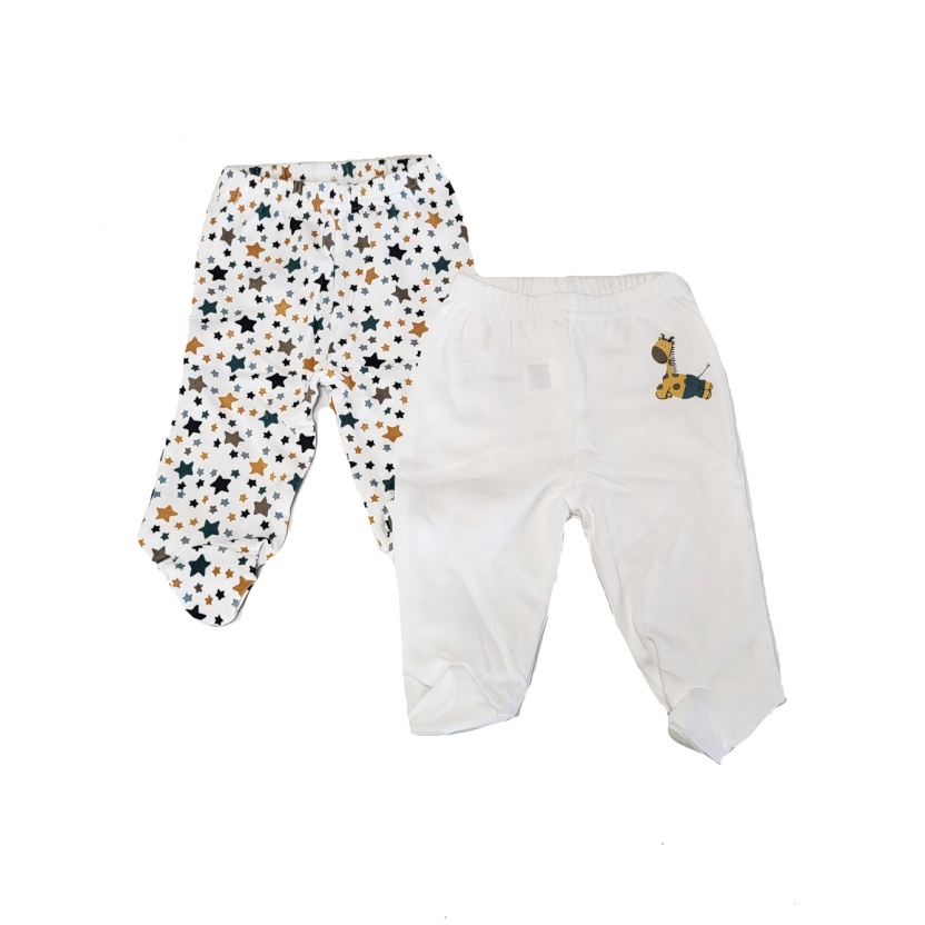 2-packs Code baby trousers with feet - Image 2