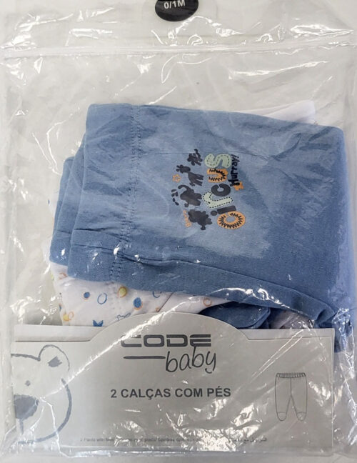 2-pack Code babybroekjes met voetjes - Afbeelding 6