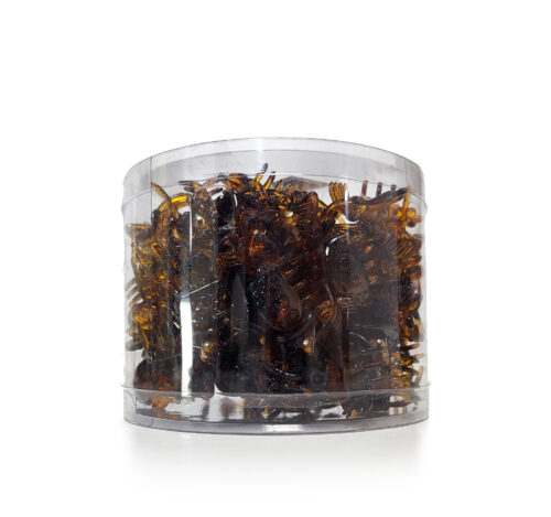 Haaraccessoires - verpakking van 100 stuks bruine vlinder/lieveheersbeestje haarspeldjes