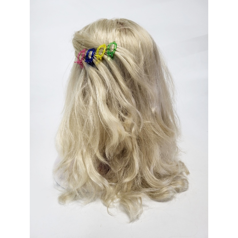 Hair accessories - 100 piece packs colour mix hair clips - Image 2