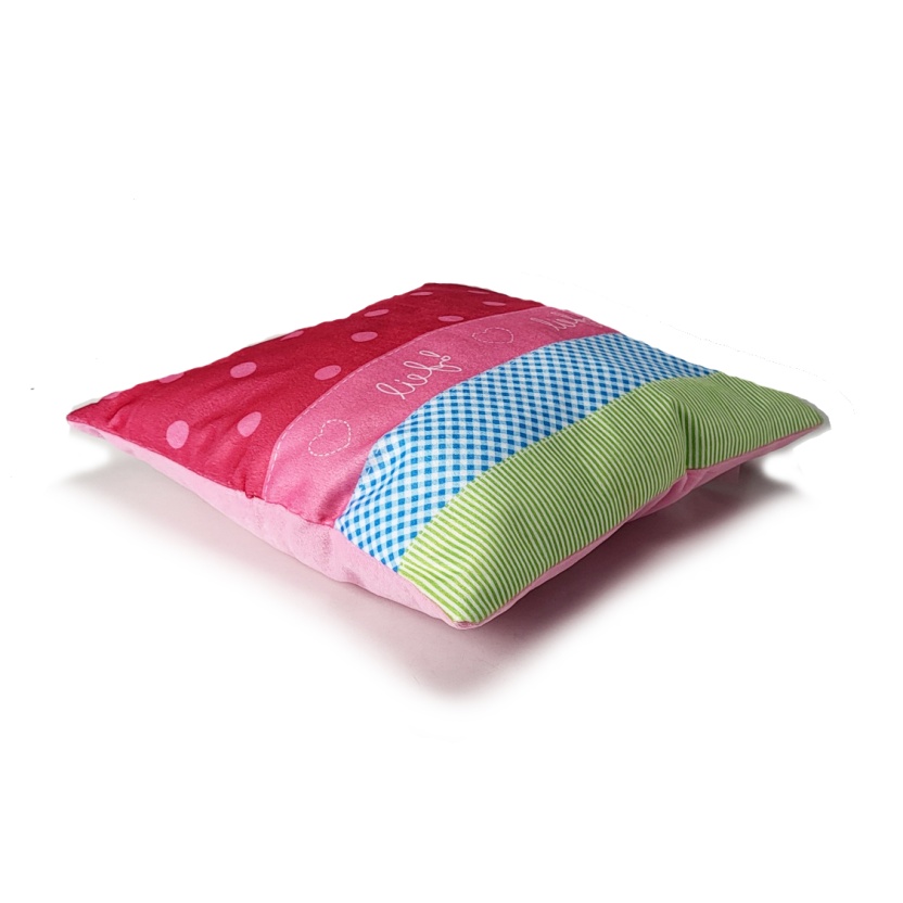 Lief! Roze kussens met stippenprint 35x35cm - Afbeelding 3