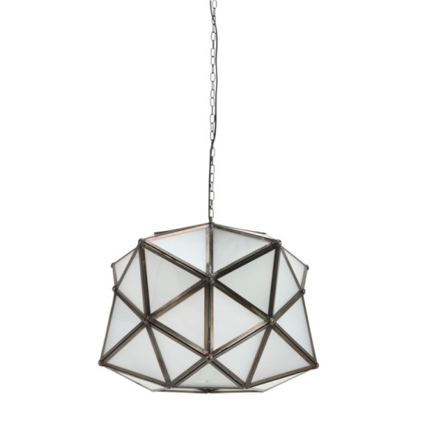 PTMD Iron brass pendant lamps in star shape 32cm