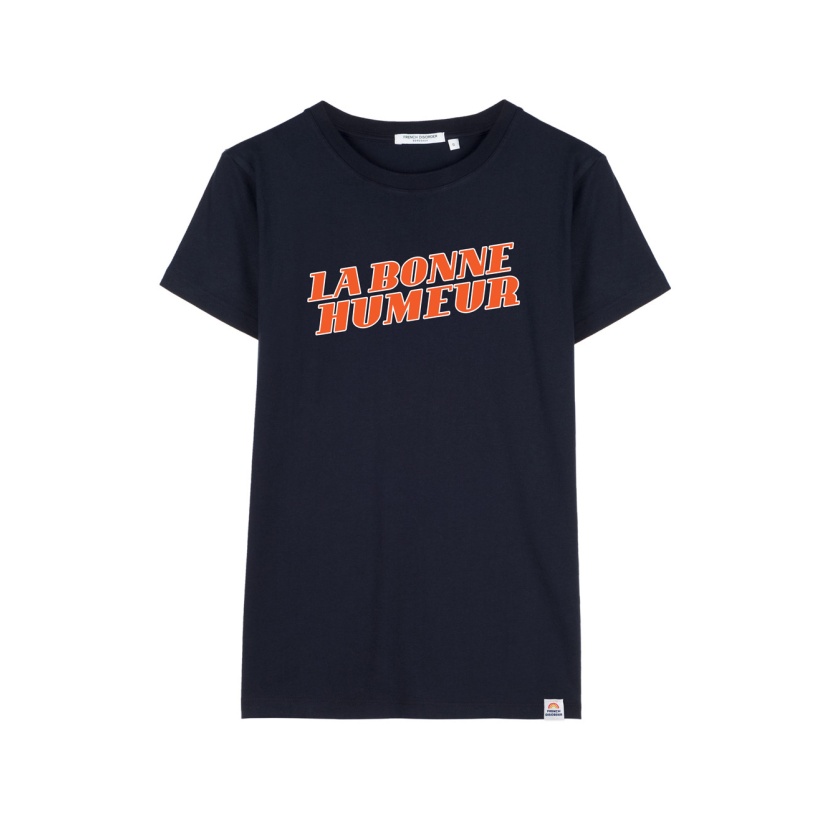 Navy French Disorder La Bonne Humeur heren t-shirts - Afbeelding 2