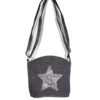 Various colours crossbody bags with glitter star - Image 2