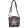 Various colours crossbody bags with glitter star - Image 3