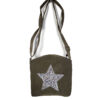 Various colours crossbody bags with glitter star - Image 5