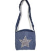 Various colours crossbody bags with glitter star - Image 7