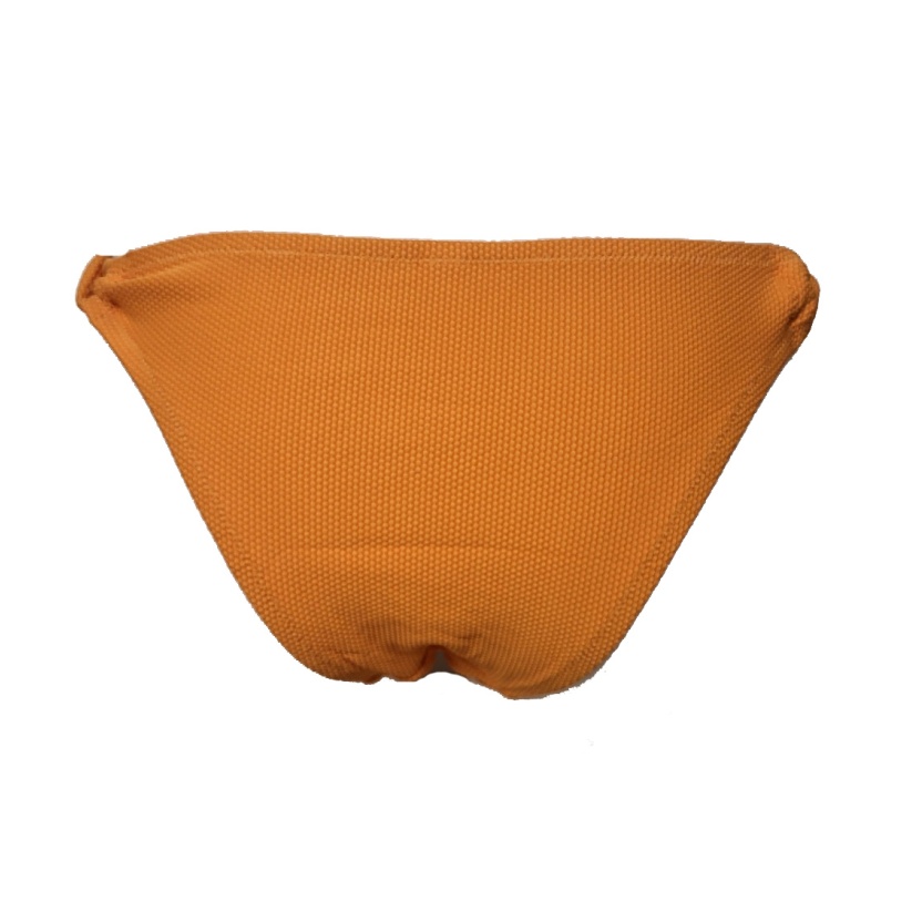 Orange textured preformed bikini sets for women - Image 3