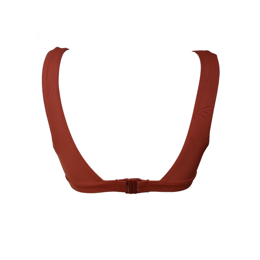 Rust brown preformed bikini sets for women - Image 4