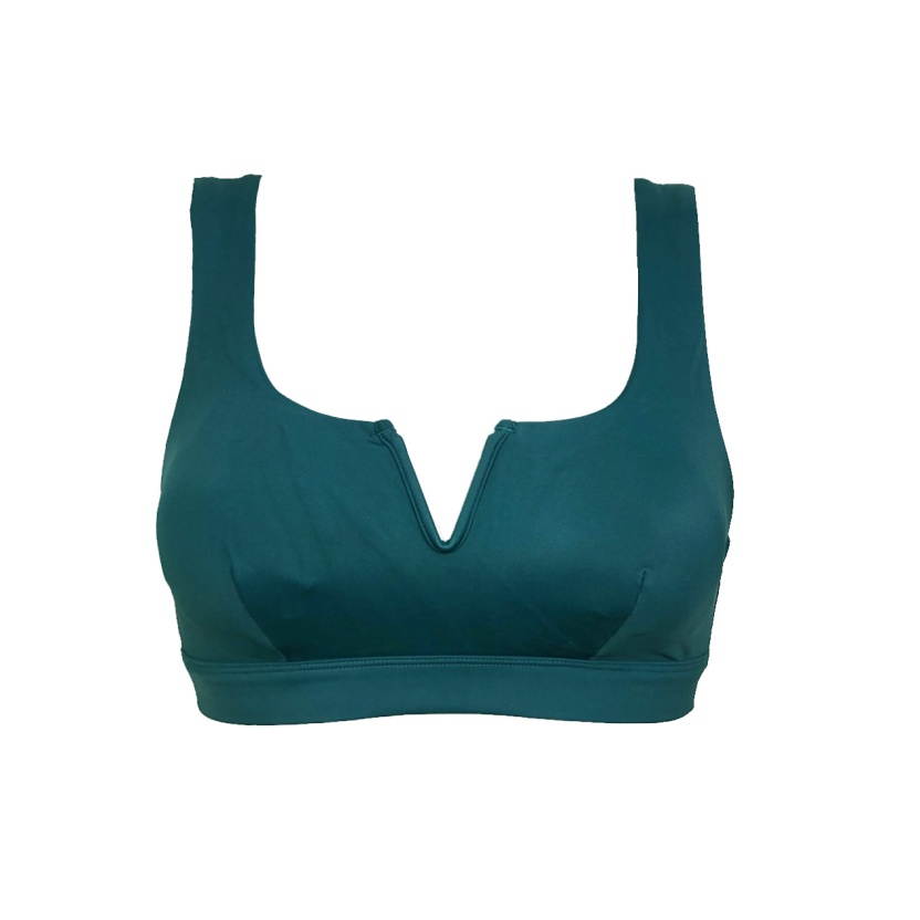 Teal preformed bikini sets with print for women - Image 2