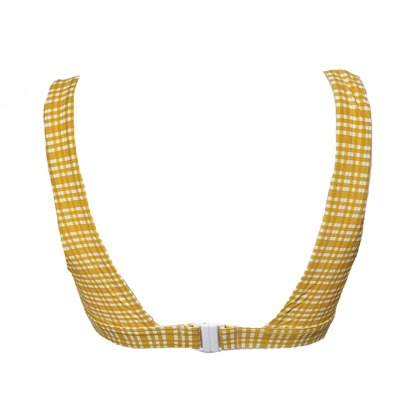 Yellow/white preformed bikini sets for women - Image 4