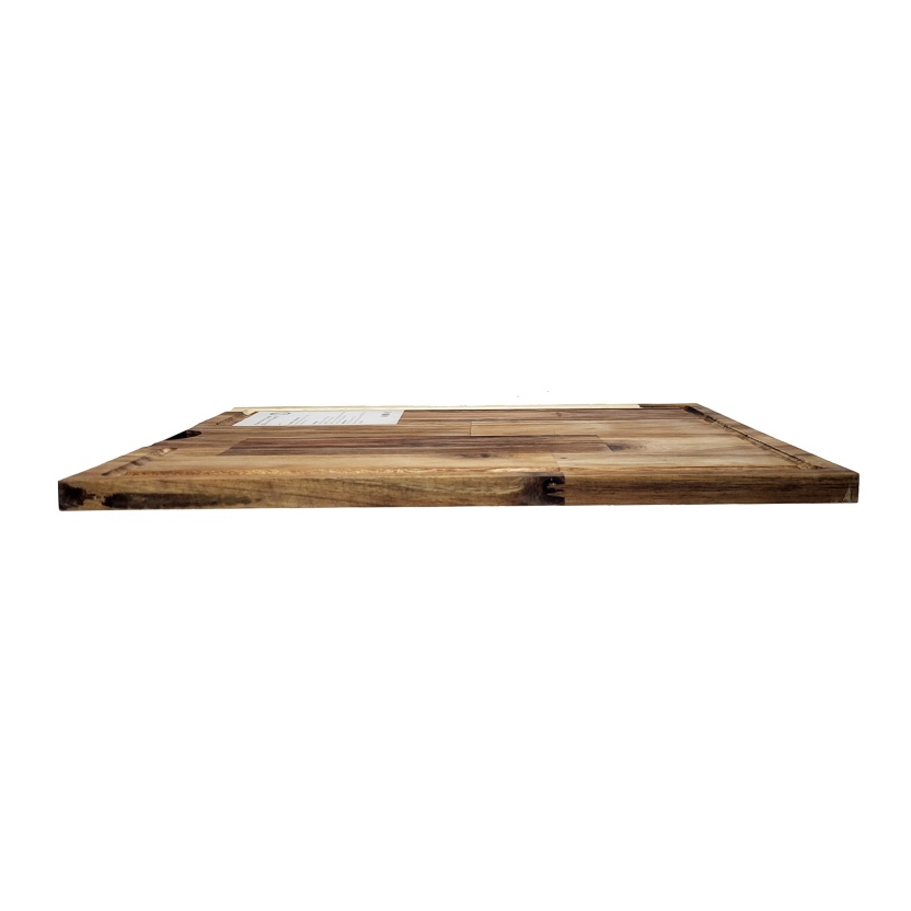 Acaciahouten snijplanken met metalen handvat 40x30cm - Afbeelding 10