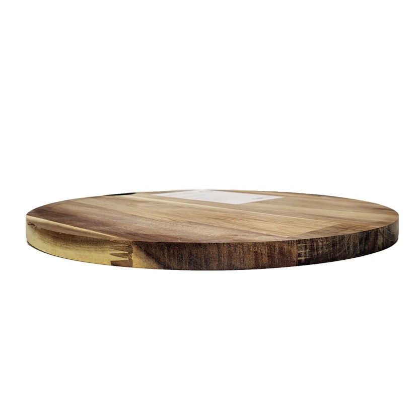 Acacia wooden cutting boards or serving boards with metal handle - Image 7