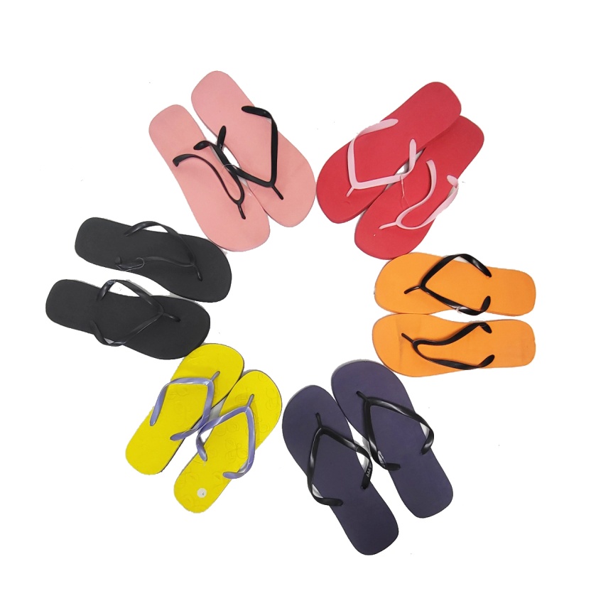 Various colours EVA flip flops for women