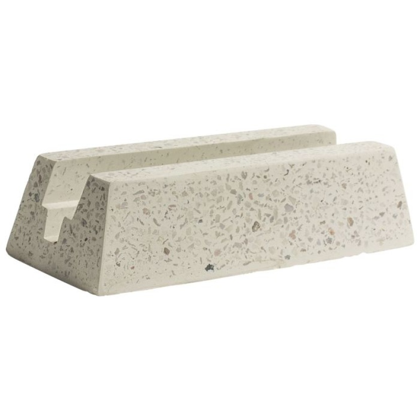 Witte betonnen tablet/ boek houders