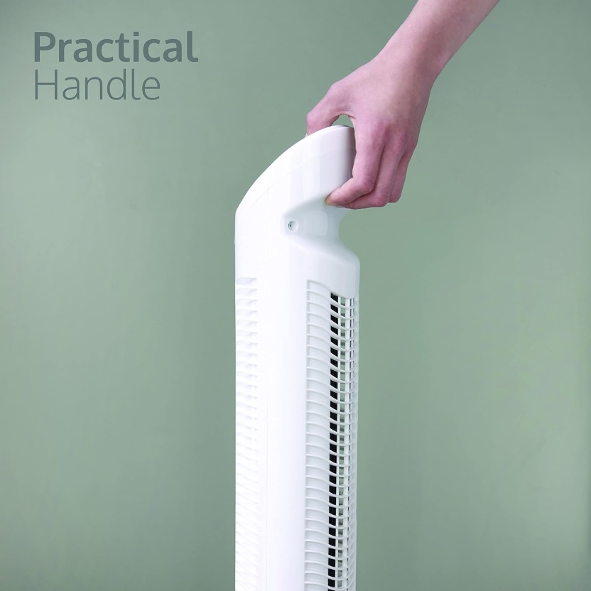 White JAP silent tower fans 76cm - Image 3