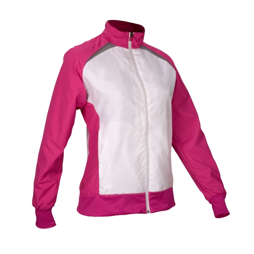 Roze/witte Avento sportjacks voor dames