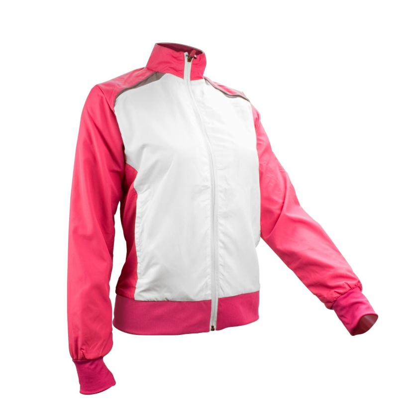 Roze/witte Avento sportjacks voor meisjes