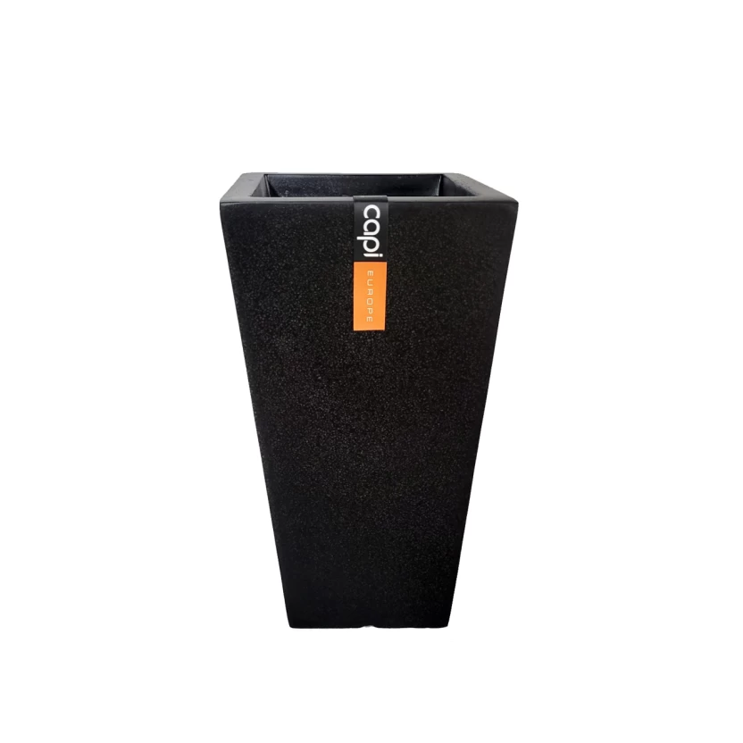 Set of two black Capi big plant pots - Image 3