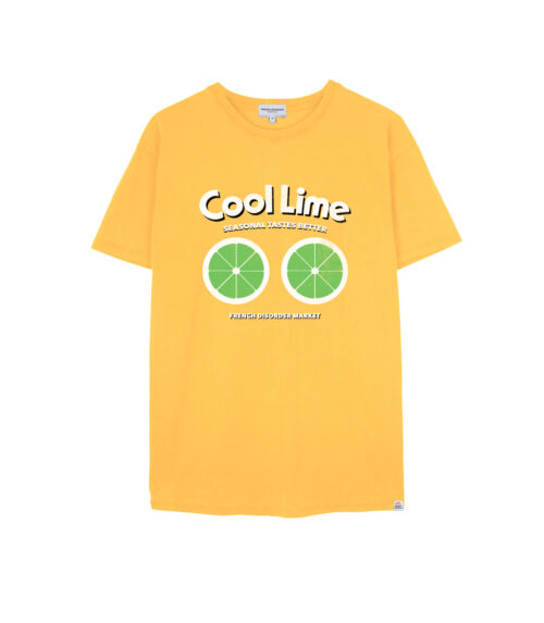 Gele French Disorder gewassen Cool Lime t-shirts voor dames - Afbeelding 3
