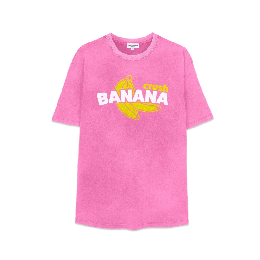Pink washed French Disorder Mika banana for women - Image 2