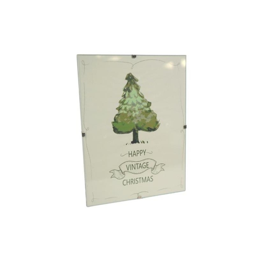 'Happy Vintage Christmas' photo frames 10x15cm - Image 2