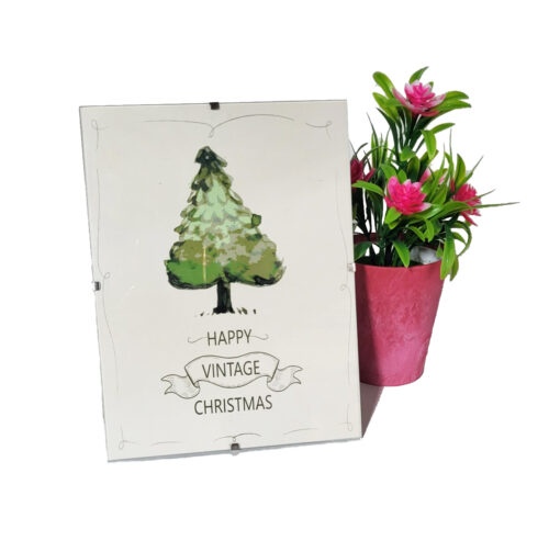 'Happy Vintage Christmas' fotolijsten 15x20cm