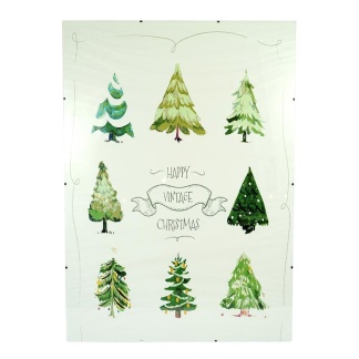 'Happy Vintage Christmas' fotolijsten 50x70cm